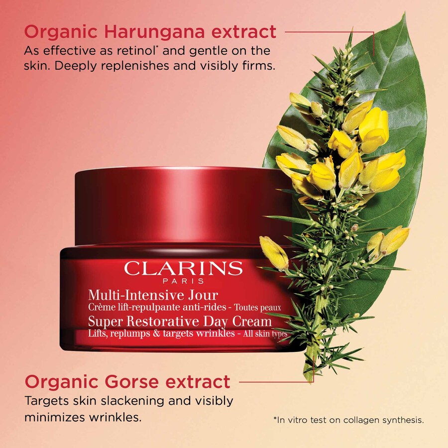 Крем для лица Clarins — Супервосстанавливающий дневной увлажняющий против старения, 50 мл — фото 3