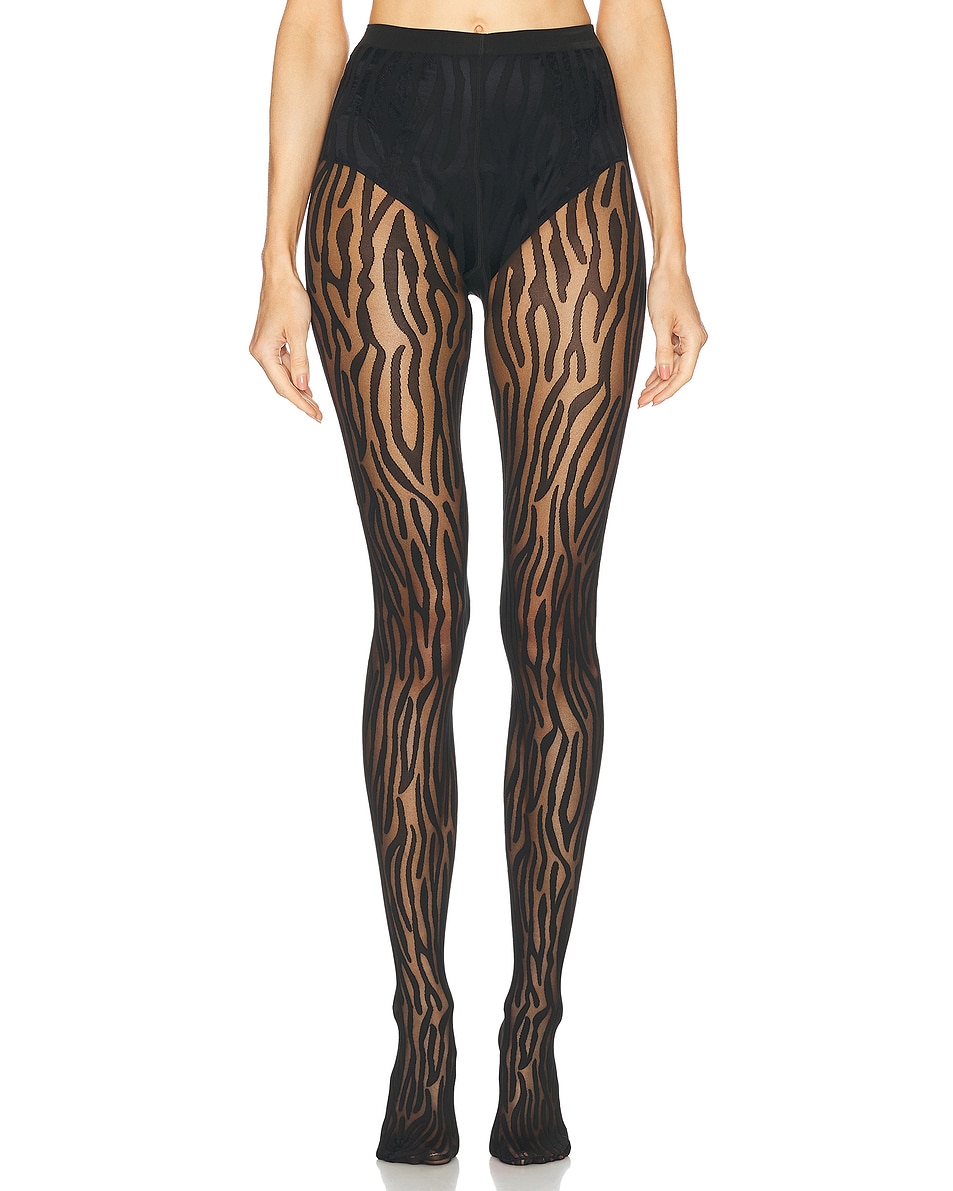 

Колготки дикой природы Wolford, цвет Black & Black