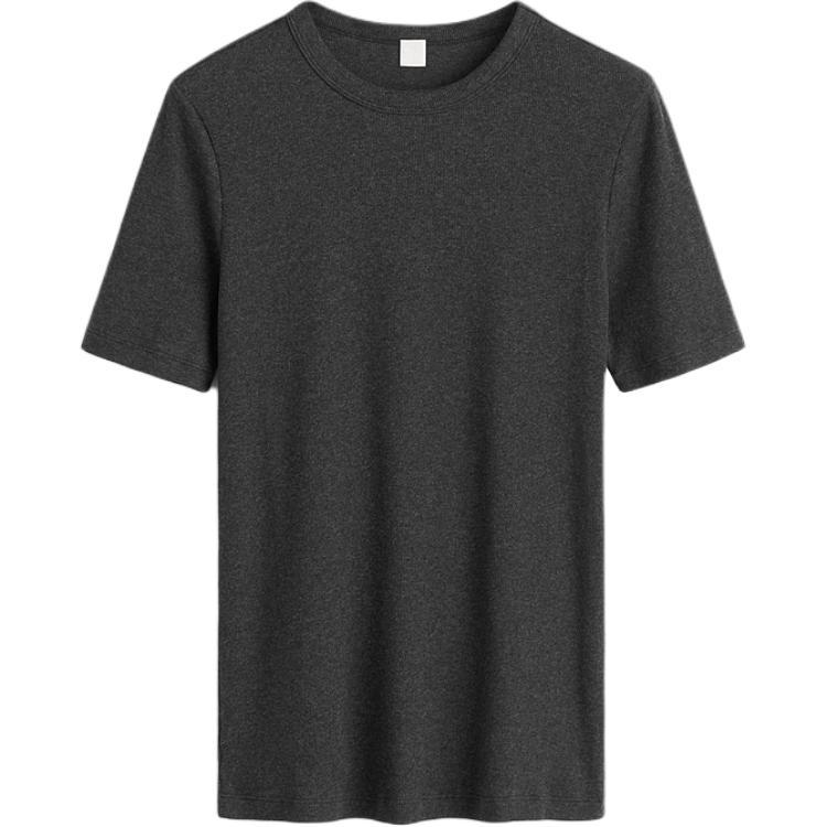 

Классическая футболка с круглым вырезом TOTEME, серый