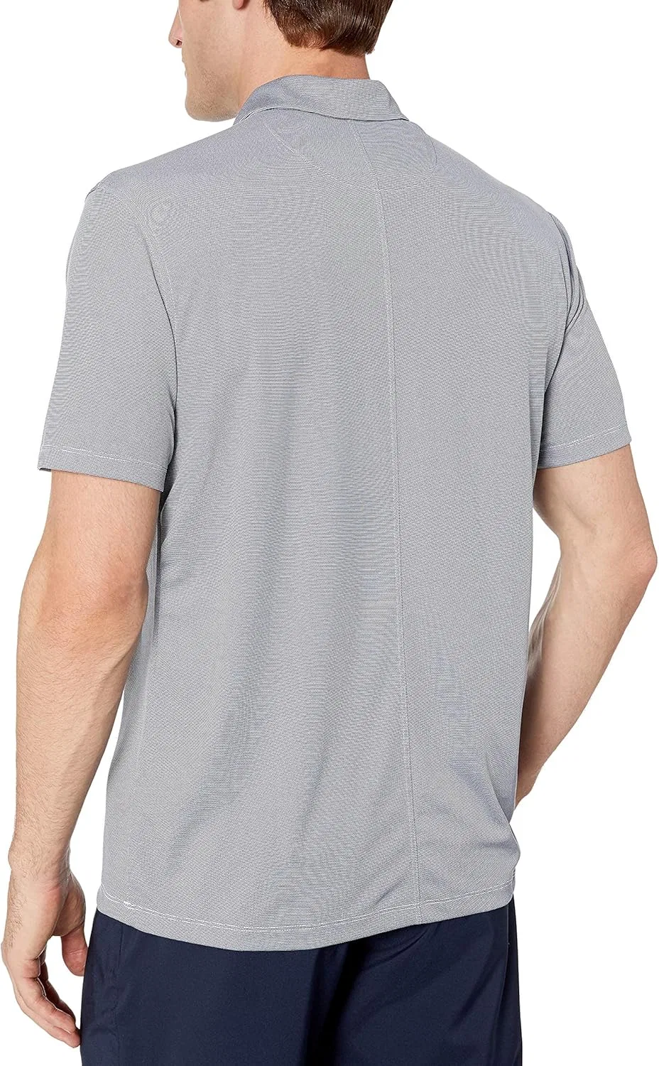 Футболка-поло Nike Dry Victory Texture для мужчин, синий/светло-серебристый — фото 3