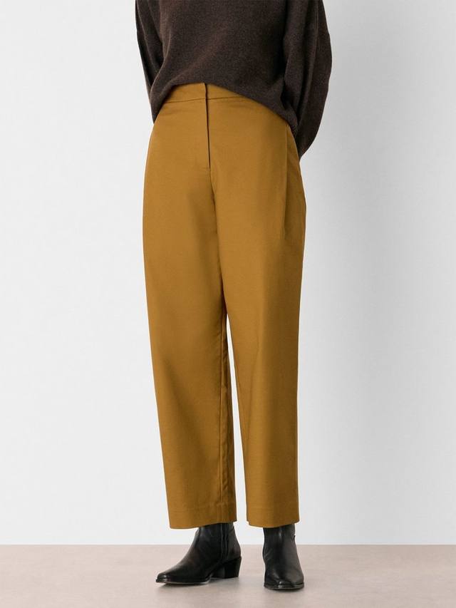 

Брюки с боковой складкой и зауженные Whistles, Camel