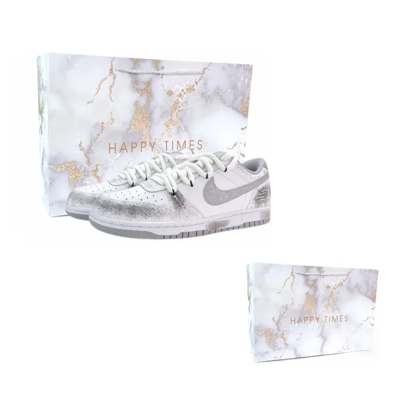 

Кроссовки Big LOW из искусственной кожи, устойчивые к скольжению и истиранию, дышащие, низкие, для скейтбординга, мужские Nike, серый белый