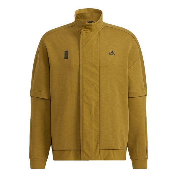 

Куртка Men's adidas Wj Kn Mid Martial Arts Series Logo Sports Jacket Earthy Yellow, желтый