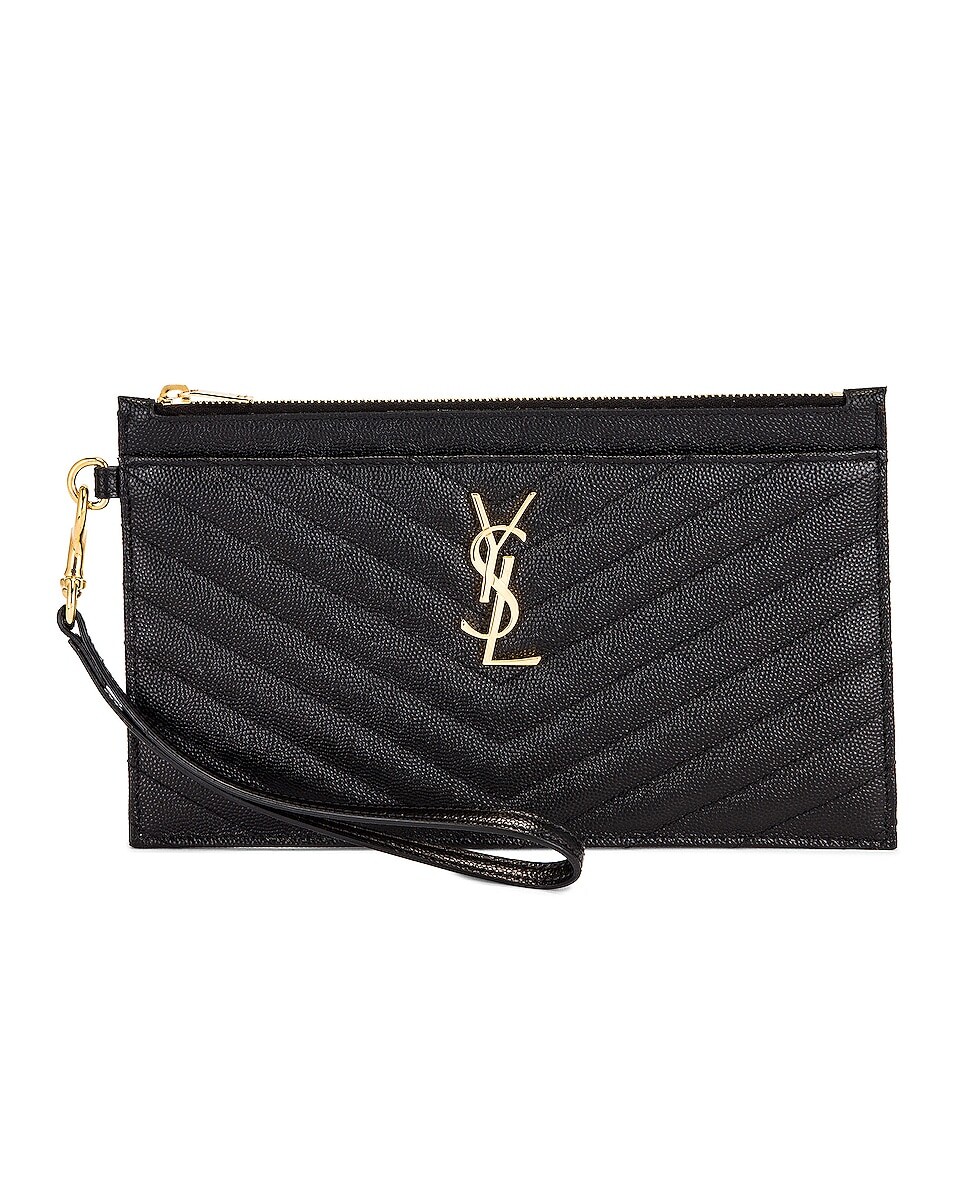 

Сумка Saint Laurent Large Bill Pouch, неро