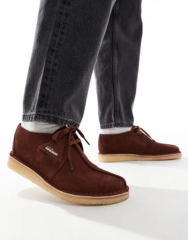 

Ботинки Clarks Orginals Desert Trek темно-коричневого цвета Clarks Originals