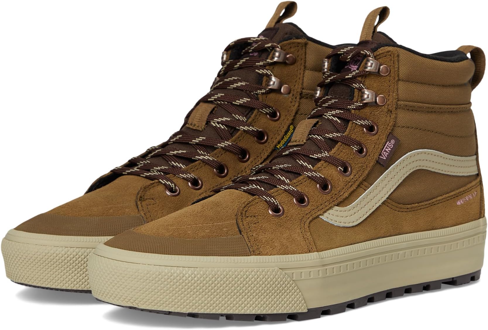 Кроссовки Vans Women's MTE SK8-Hi Waterproof Insulated, Brown/Pink