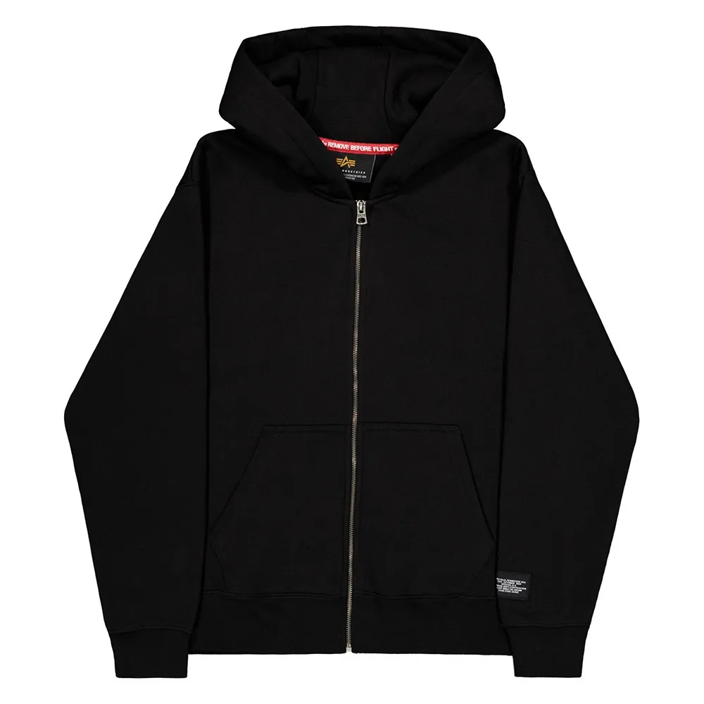 

Толстовка Alpha Industries Label BP full zip, черный