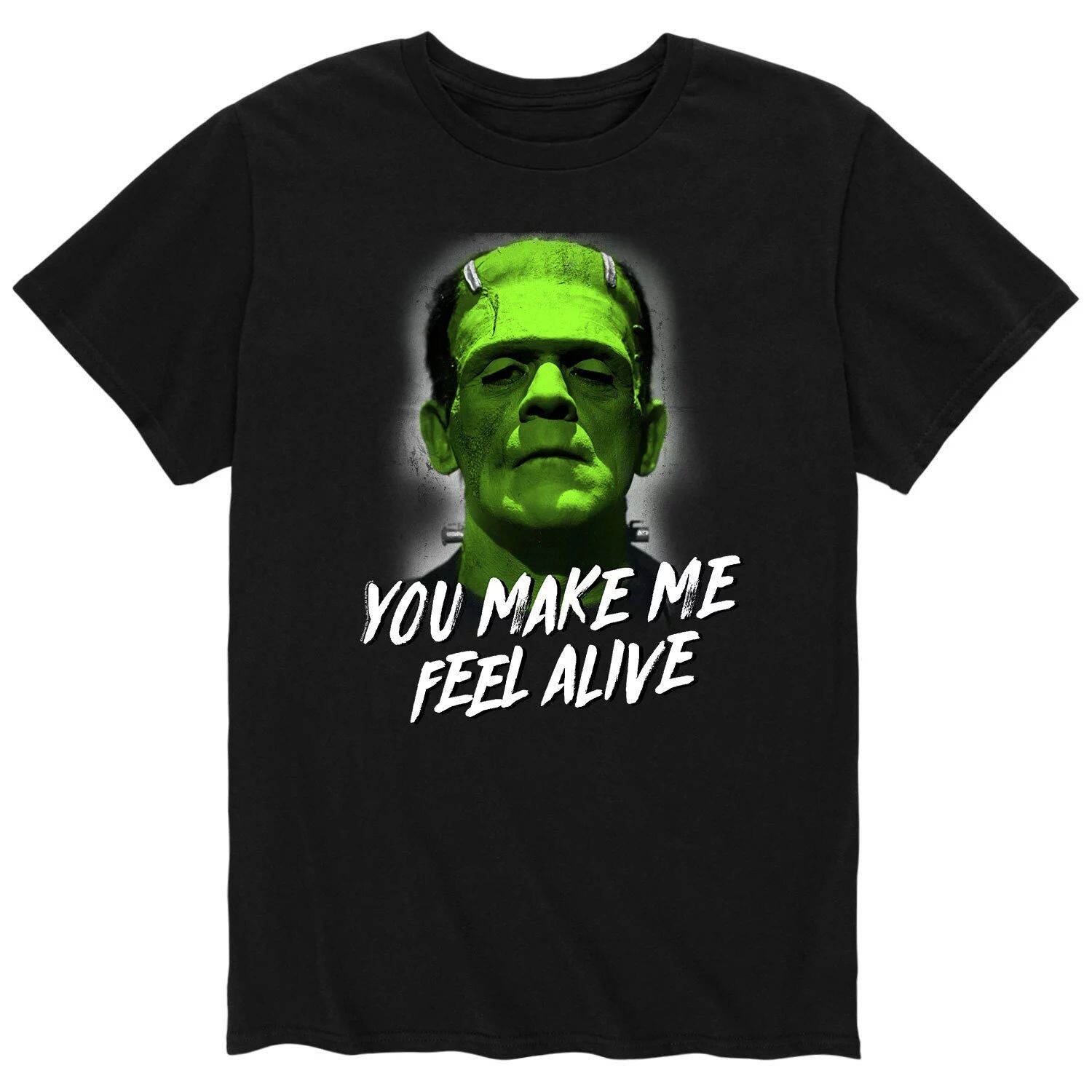 

Мужская футболка Frankenstein You Make Me Feel Alive Licensed Character