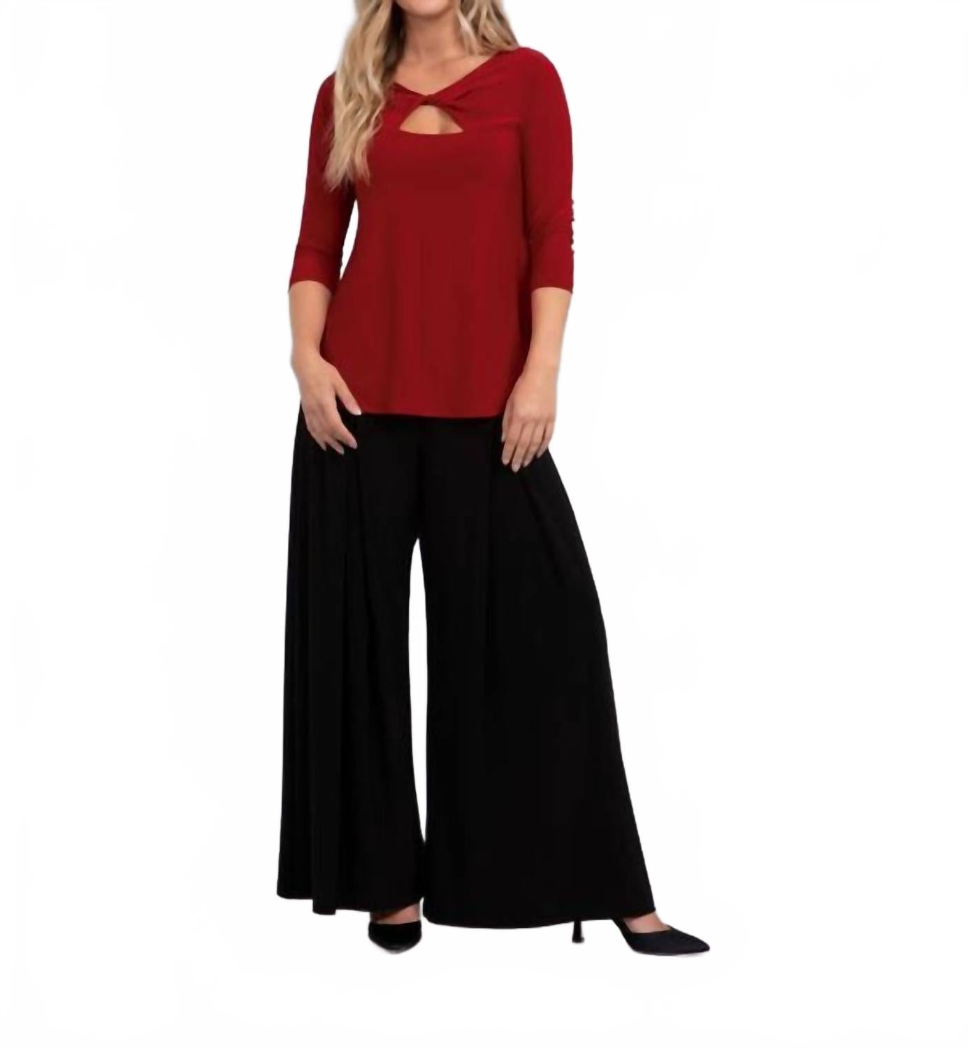 

Twist Top In Red Sympli