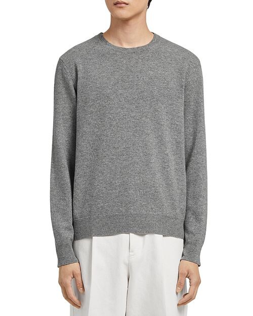 

Кашемировый свитер Oasi с круглым вырезом Zegna, цвет Gray