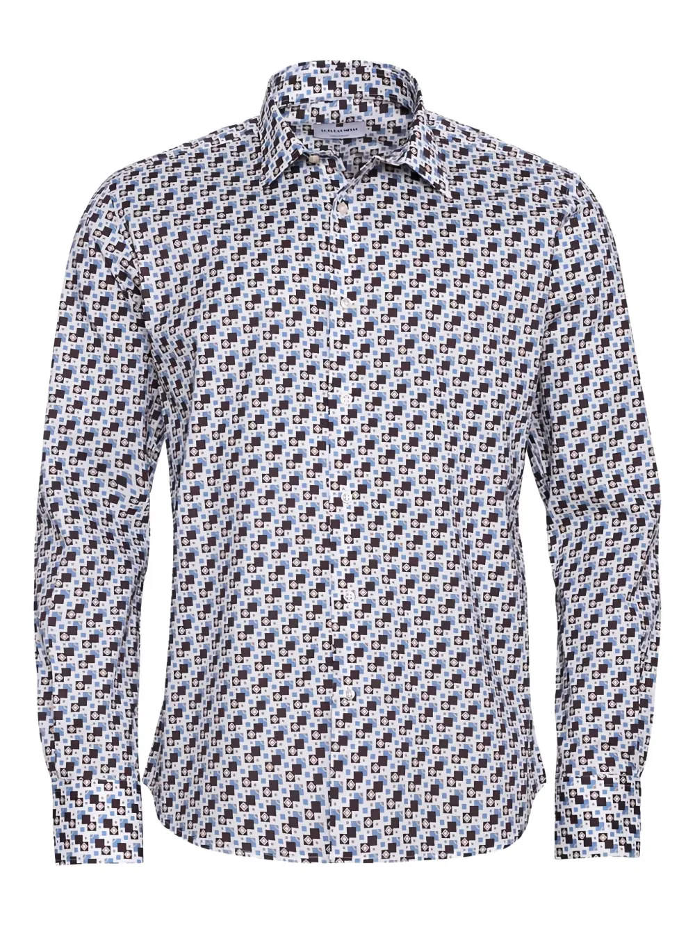 

Рубашка с заостренным воротником Loja Das Meias, синий