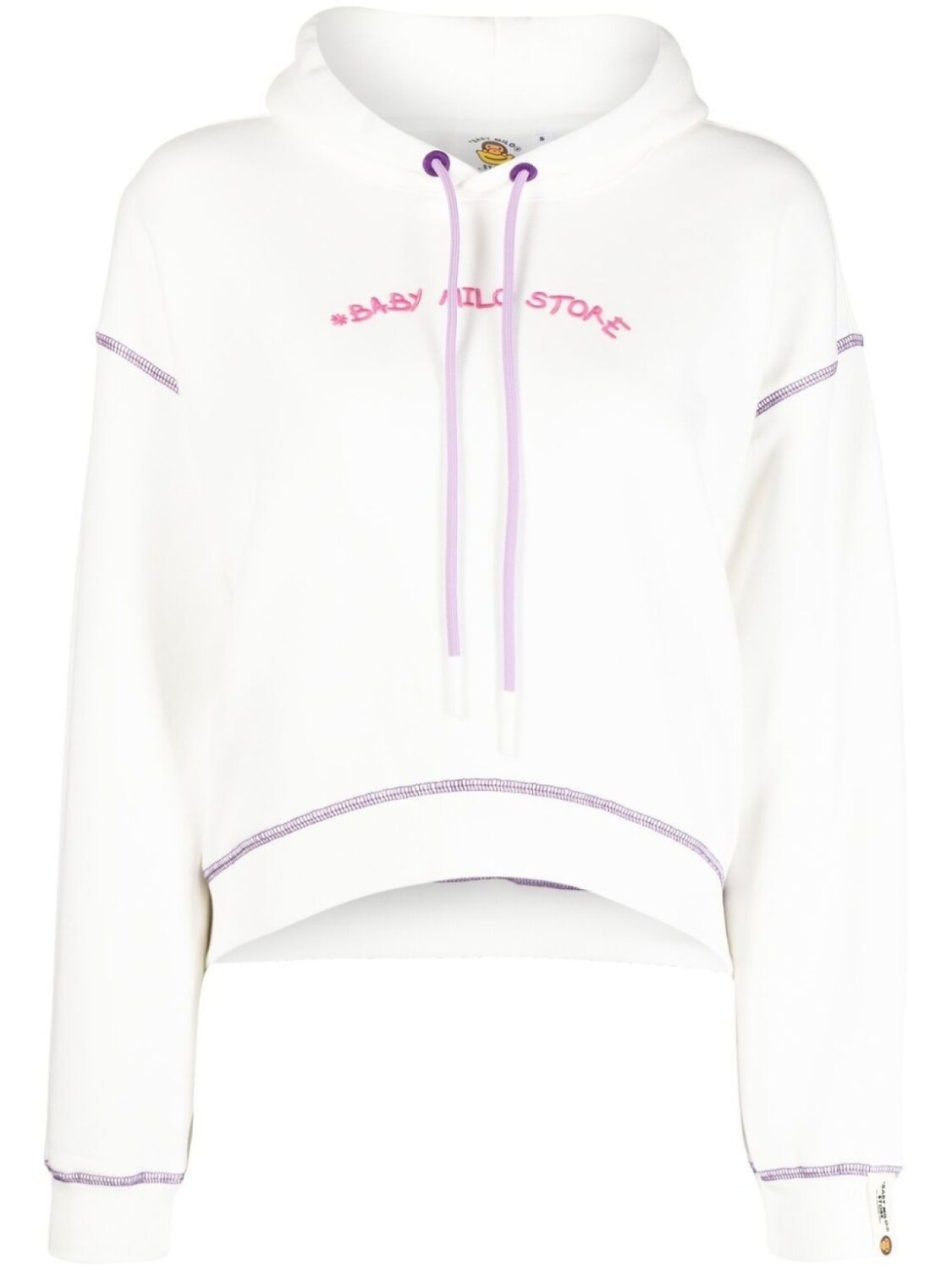 

Худи с графичным принтом *BABY MILO STORE BY *A BATHING APE, белый