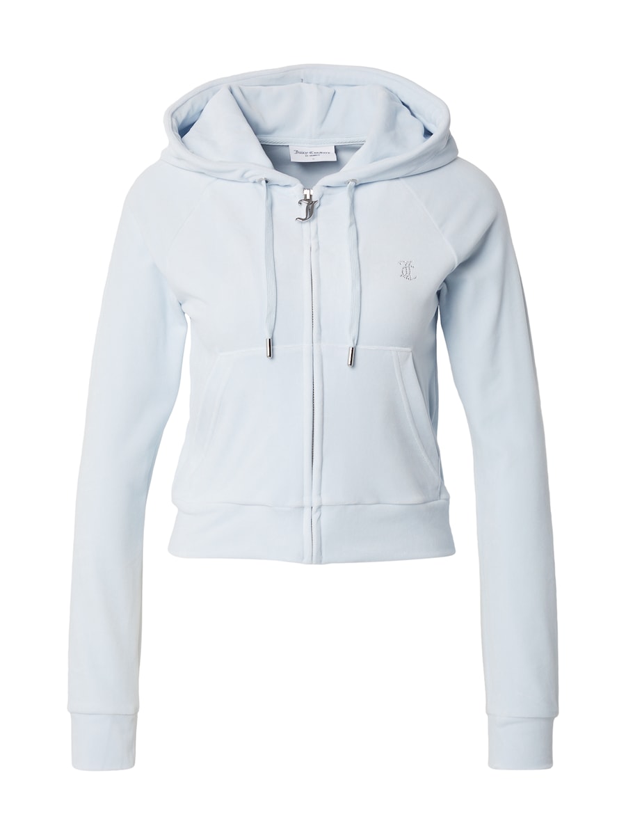 

Толстовка с капюшоном на молнии Juicy Couture MADISON, Pastel Blue