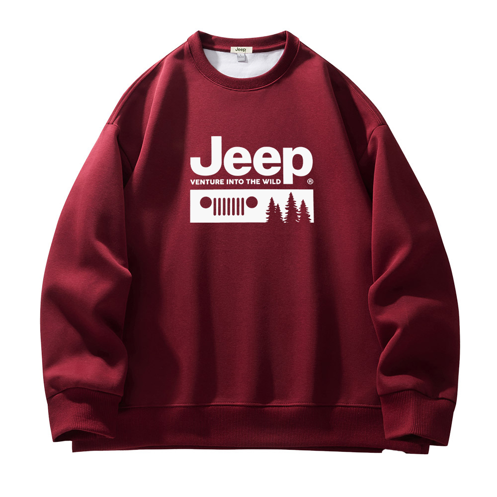 

Унисекс свитшот Jeep, бордовый