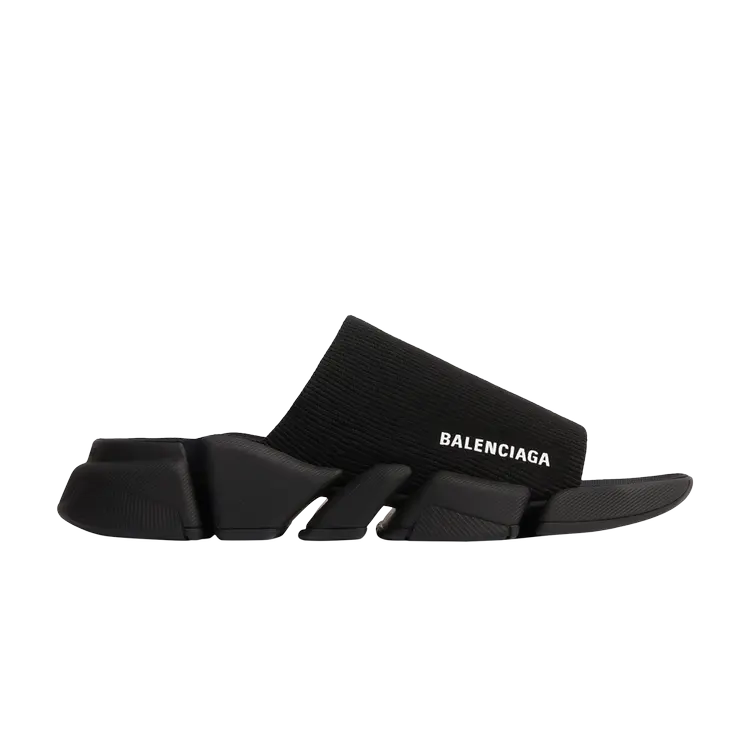 

Кроссовки Balenciaga Speed 2.0 Slide Sandal, черный