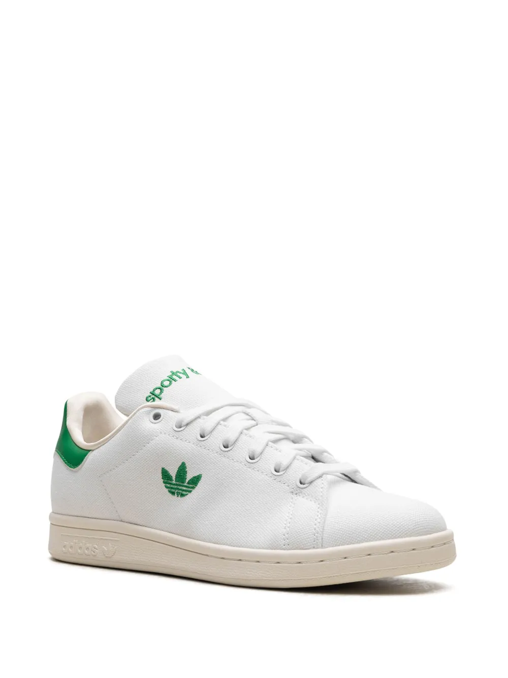 Кроссовки Stan Smith White/Green из коллаборации со Sporty & Rich adidas, белый — фото 2