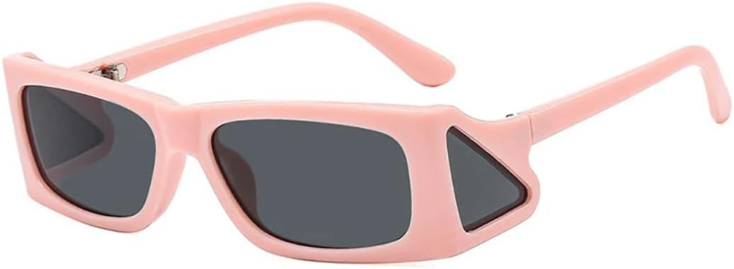 

Модные маленькие солнцезащитные очки для женщин, в стиле панк, для мужчин, для занятий спортом на открытом воздухе, велоспорта, ветрозащитные очки UV400 VVTWSSW, Pink Gray