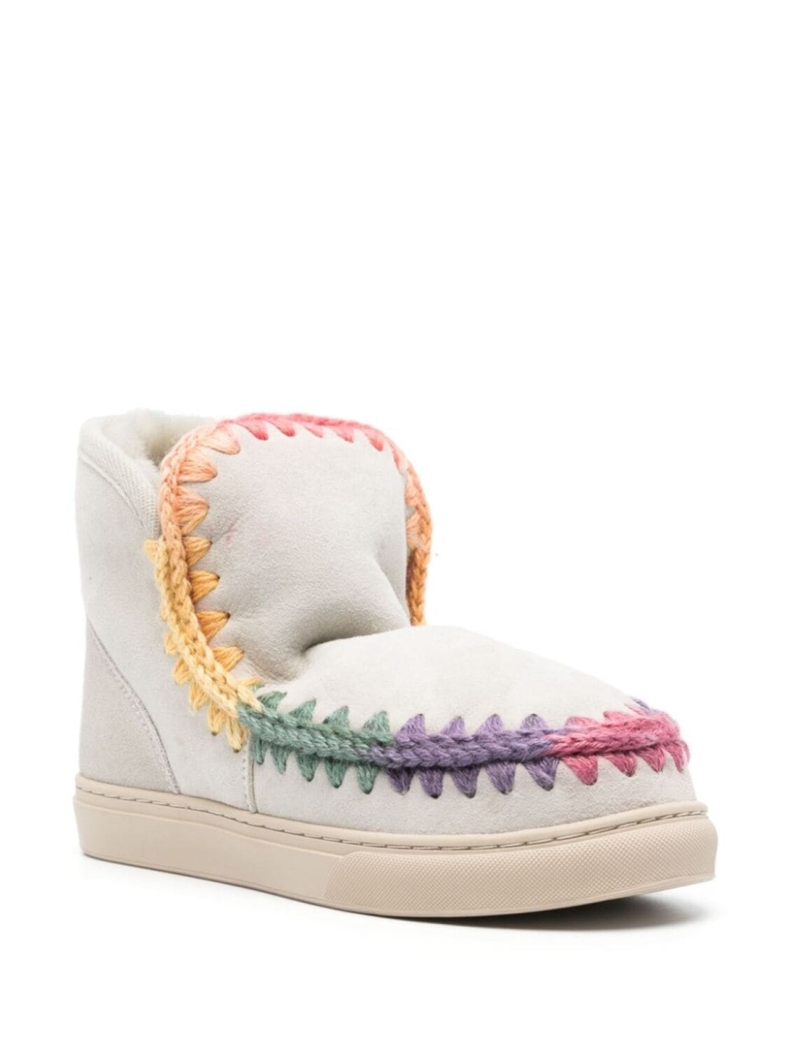 Mou Kids ботинки Eskimo Rainbow, серый — фото 2