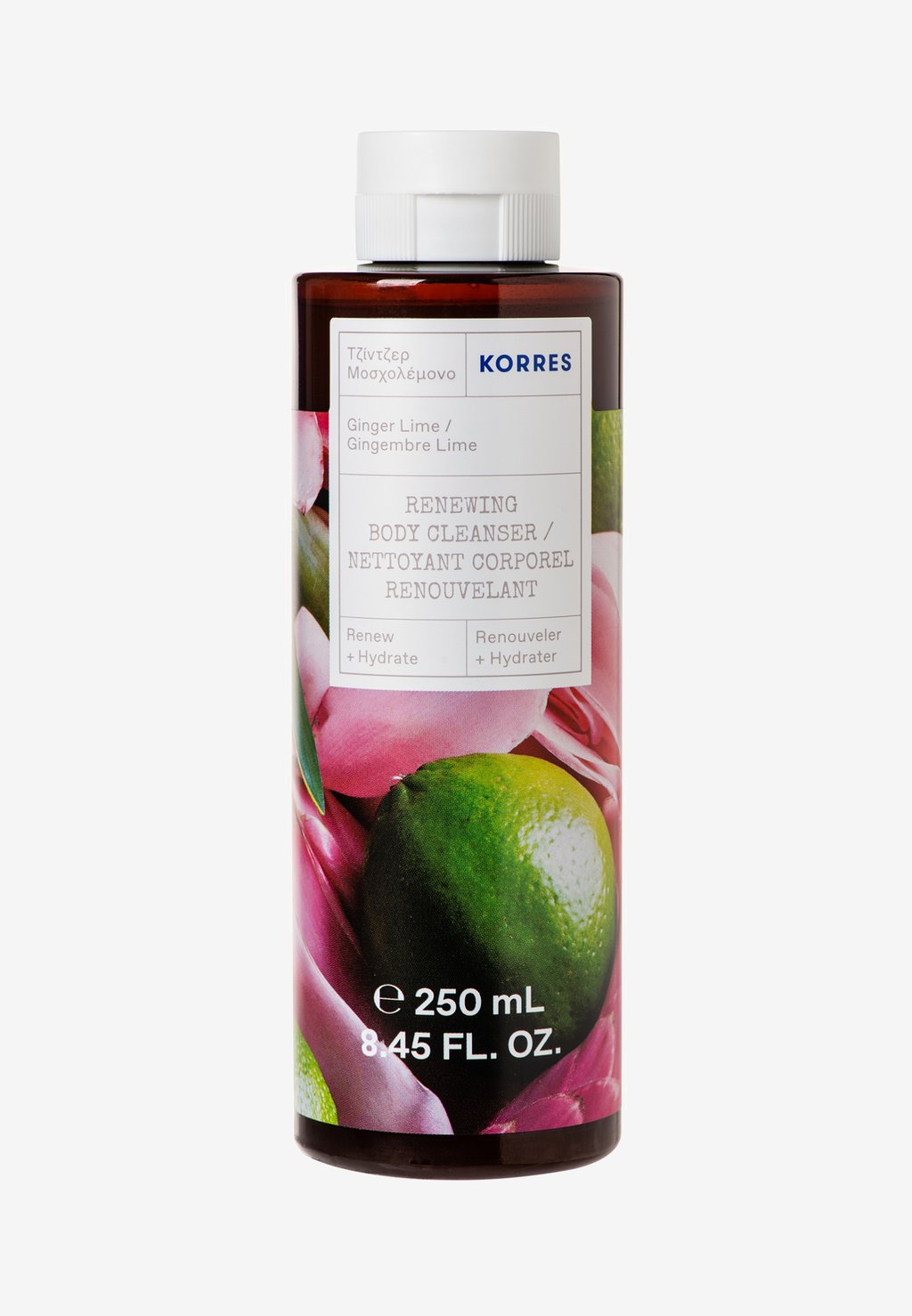 

Гель для душа Renewing Bodycleanser Ginger Lime KORRES