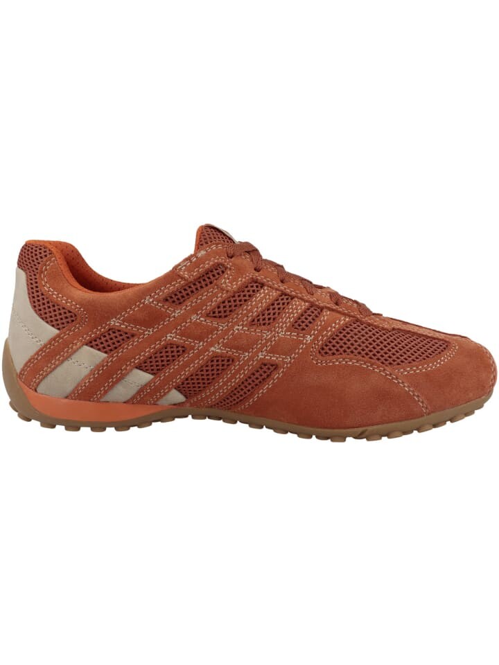 Кроссовки на шнуровке Geox Sneaker low U Snake Original A, красный — фото 3