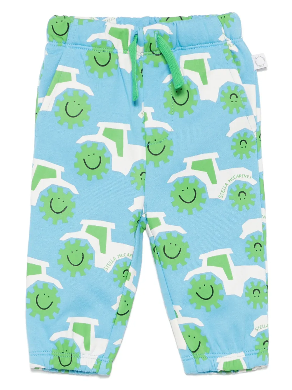 

Спортивные брюки с принтом Stella McCartney Kids, синий