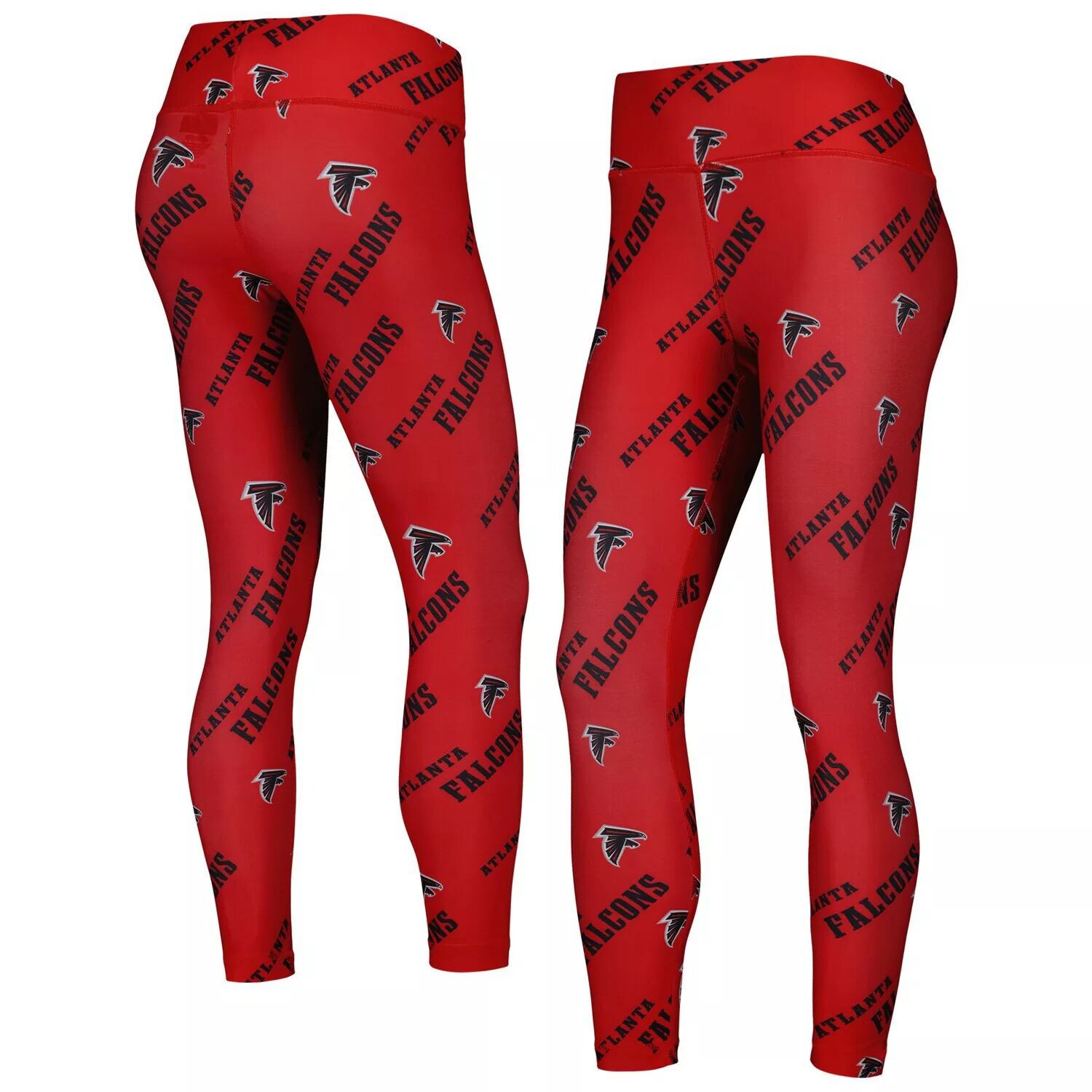 

Женские спортивные леггинсы Concepts Sport Red Atlanta Falcons с революционным принтом по всей поверхности