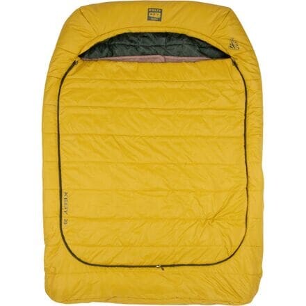 

Двойной спальный мешок Tru.Comfort: синтетический 20F Kelty, цвет Olive Oil/Gamescape