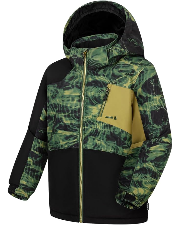 

Детское пальто Kamik Cosmos (Toddler/Little Kid/Big Kid) Kamik Kids, Sage/Black