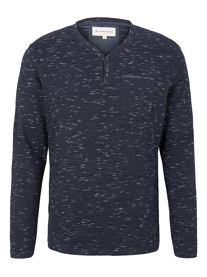 

Tom Tailor Рубашка с длинными рукавами темно-синего цвета