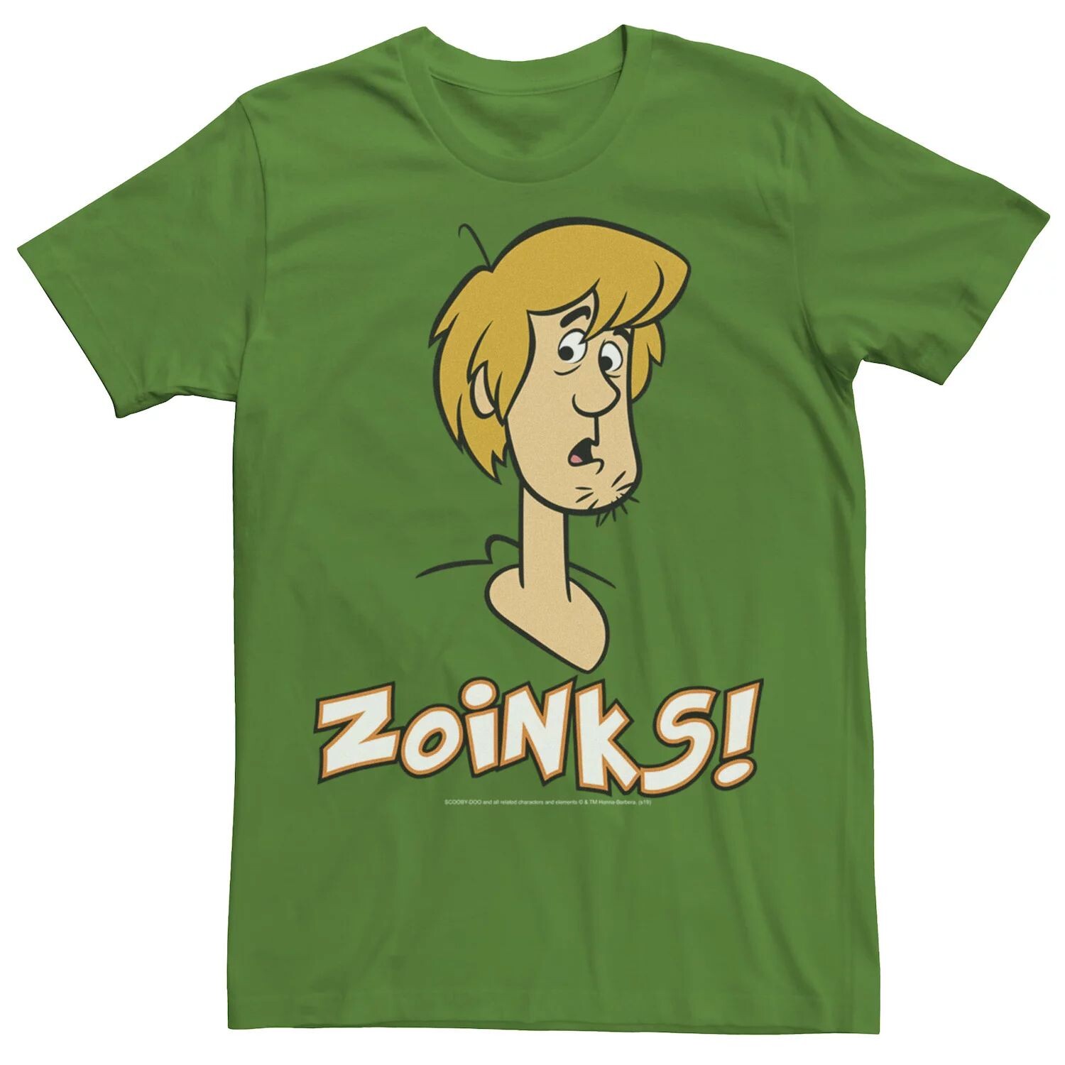 

Мужская футболка с рисунком Scooby-Doo Shaggy Zoinks Licensed Character
