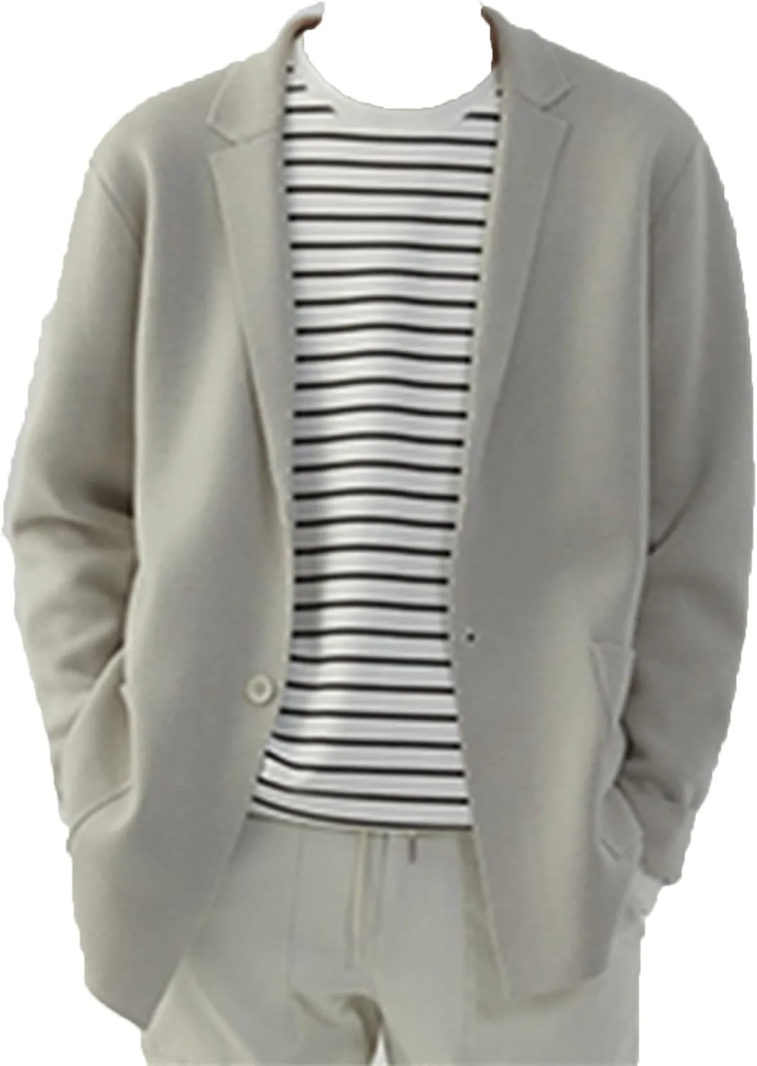 

Kaxiya2021 мужской классический кардиган свитер Casual длинный рукав Slim сплошной цвет лацкан пуговица осень зима вязаный топ