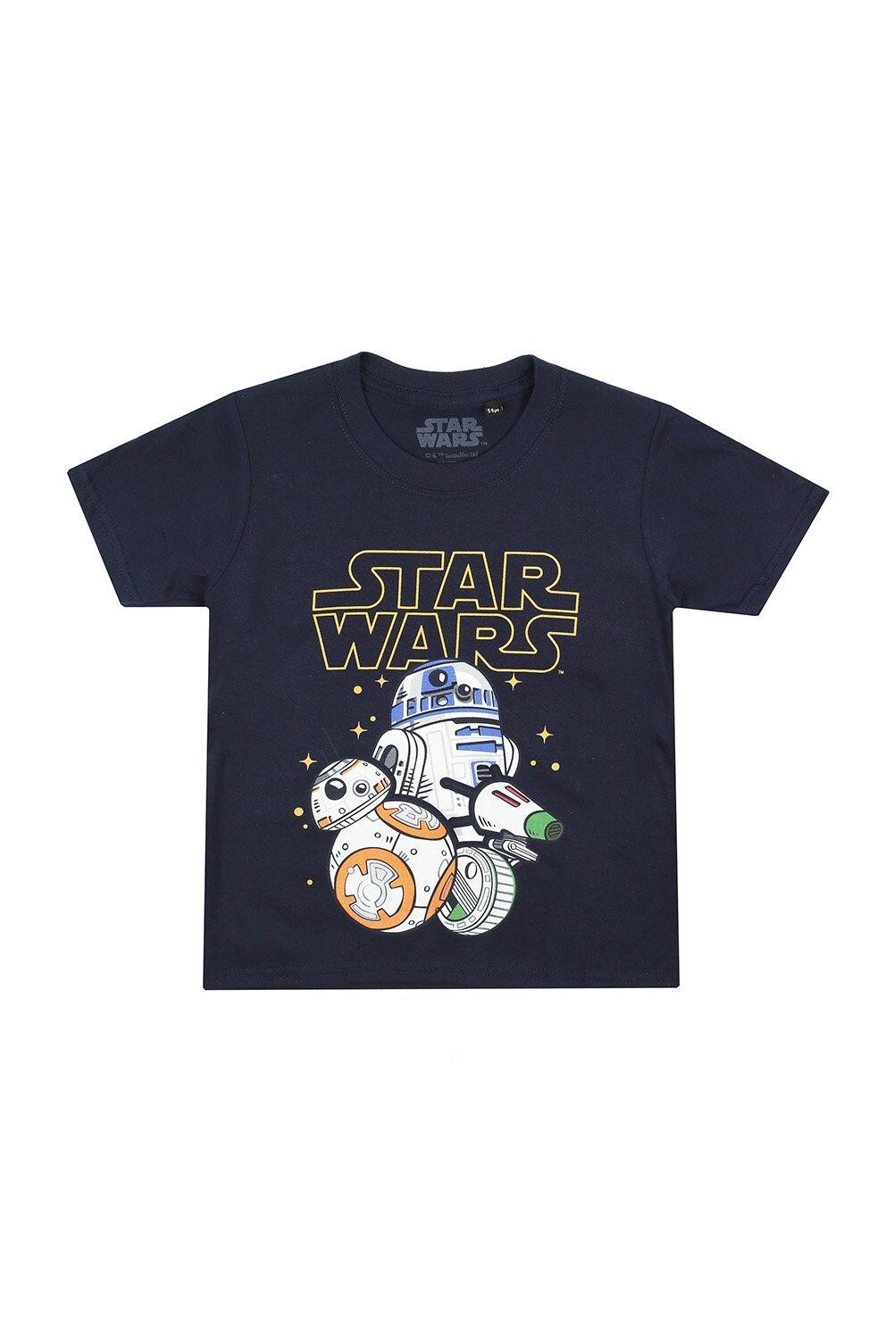 

Хлопковая футболка для мальчиков Droid Group Star Wars, синий