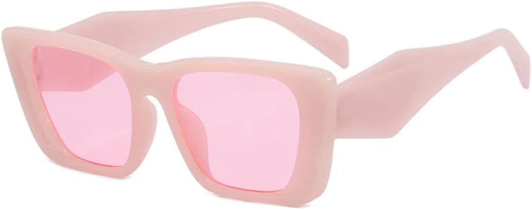 

Солнцезащитные очки с защитой UV400 | Цветные линзы, увеличенный размер "кошачий глаз" | Для женщин и мужчин, для занятий спортом на открытом воздухе и вождения DSVIGF, Pink Pink