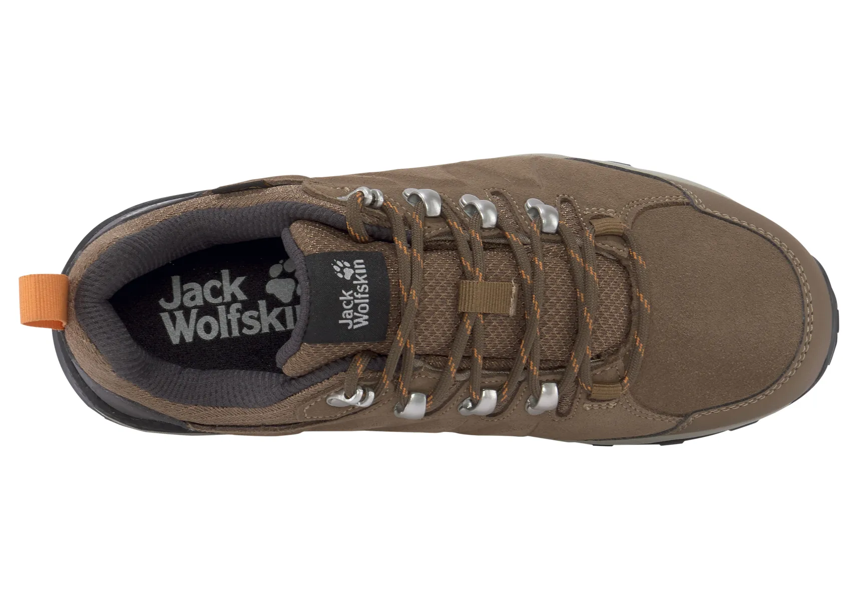 Кроссовки Jack Wolfskin "REFUGIO TEXAPORE LOW W", водонепроницаемые, коричневый — фото 4