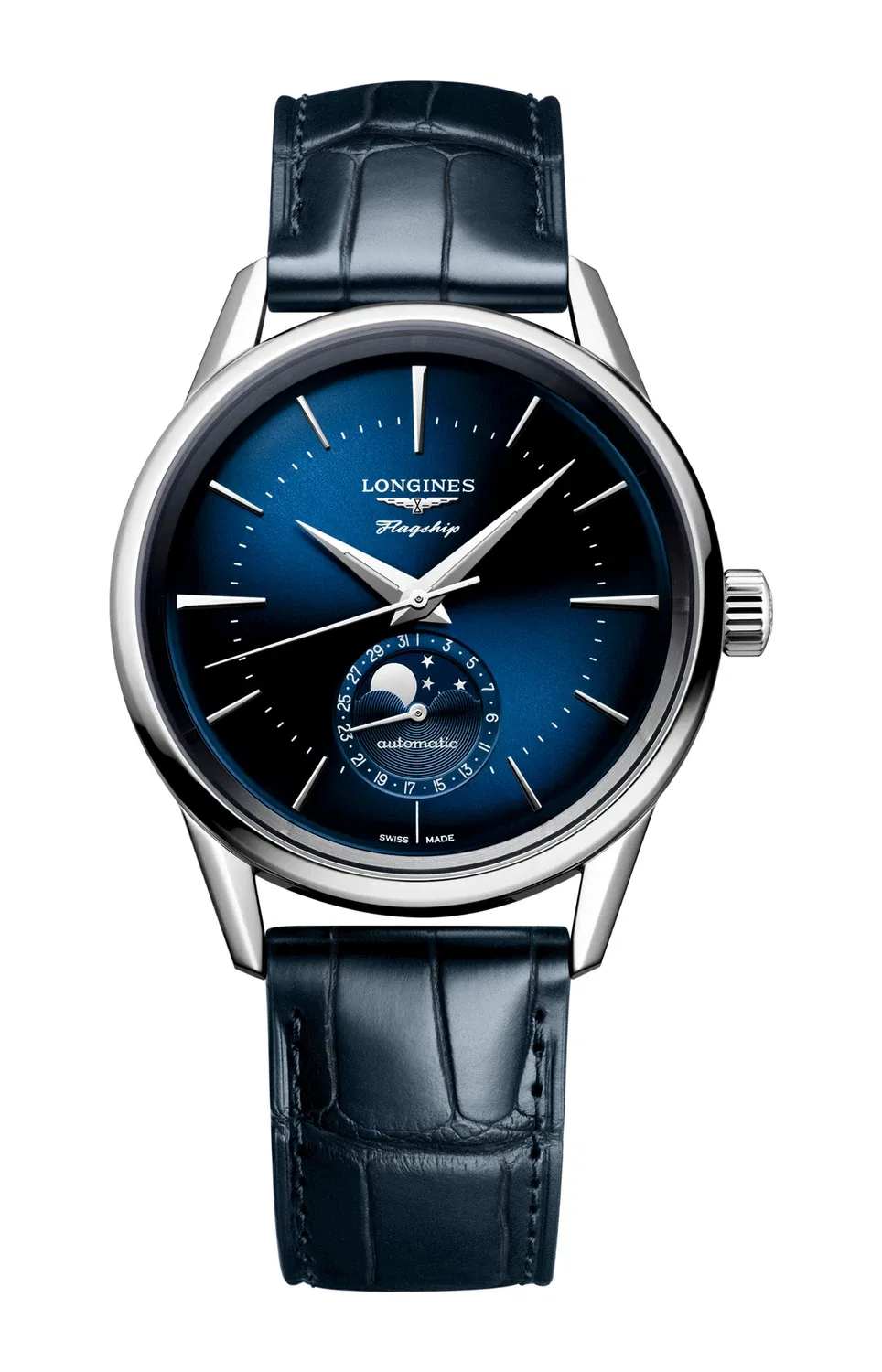 ФЛАГМАНСКОЕ НАСЛЕДИЕ - L4.815.4.92.2 LONGINES, черный
