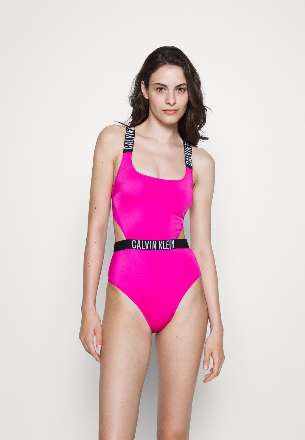 

Купальник INTENSE POWER CUT OUT ONE PIECE Calvin Klein Swimwear, розовое совершенство