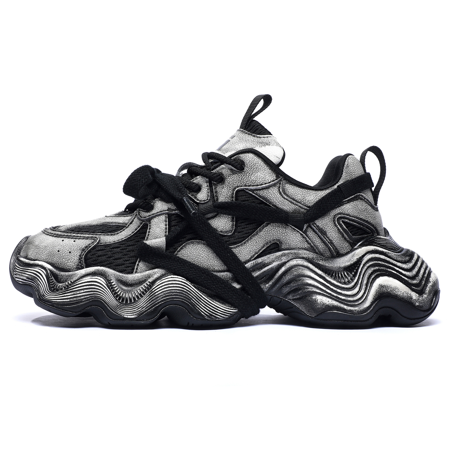 

FACKRAM Мужские низкие массивные кроссовки Lightning Black, цвет Lightning Black