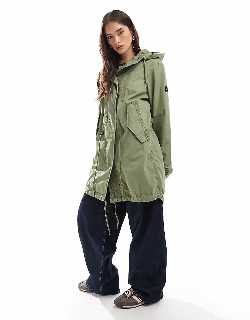 

Полевая парка Superdry Vintage цвета хаки