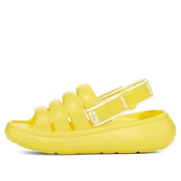 

Кроссовки спортивные да слайд Ugg, желтый