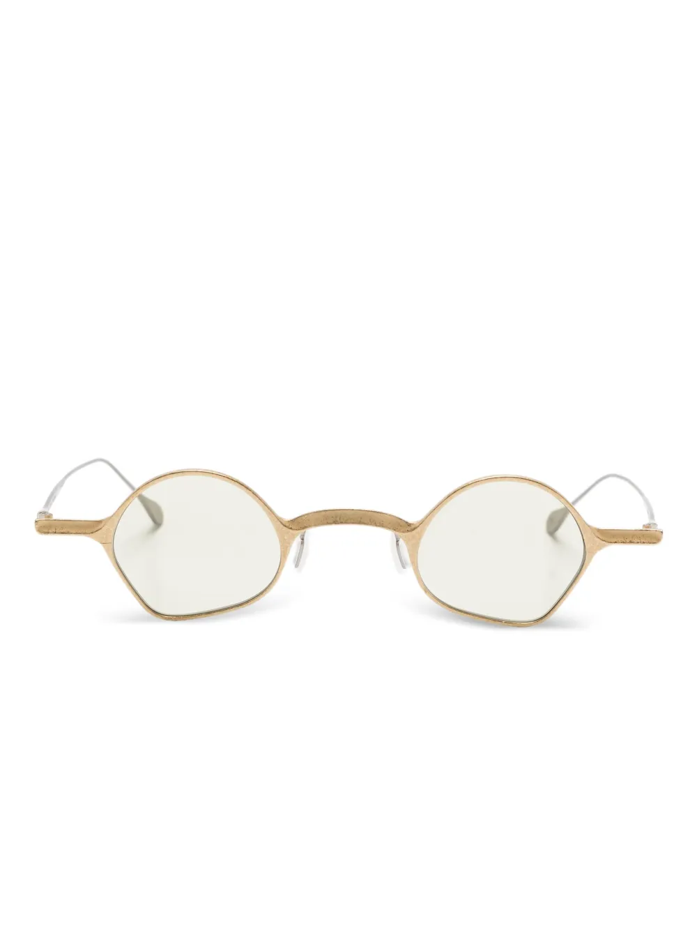 

Солнцезащитные очки в геометрической оправе Rigards, золотой