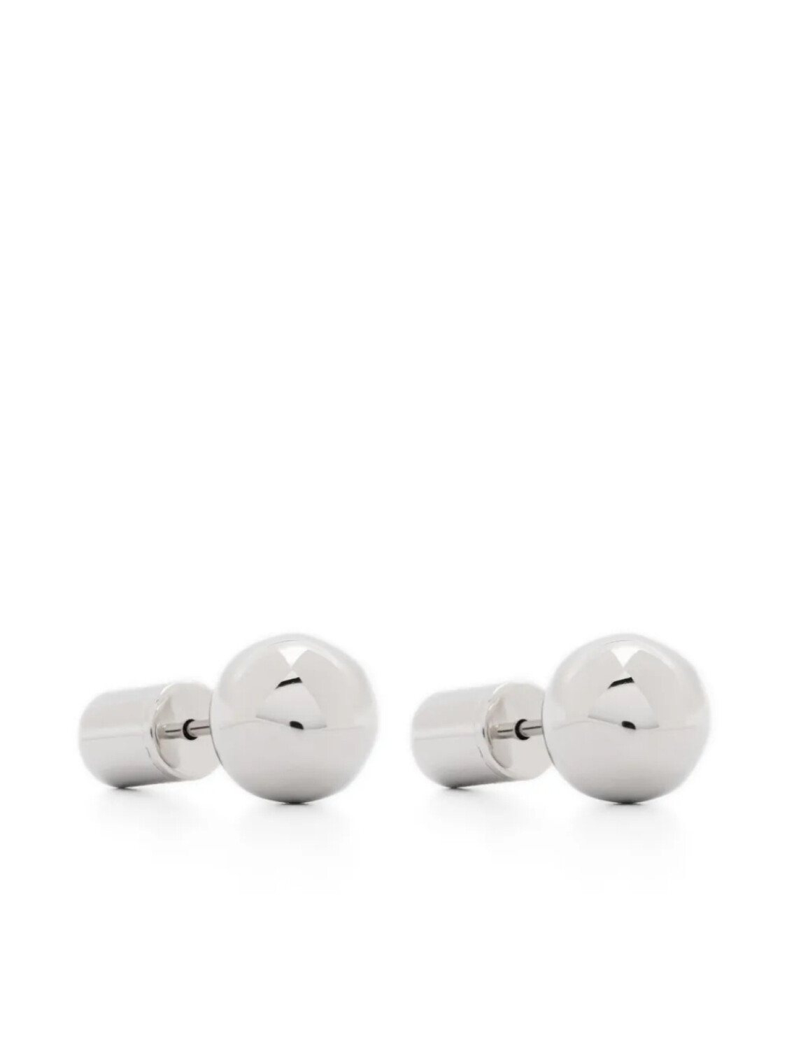

Серьги Jil Sander с металлическим покрытием, серебристый