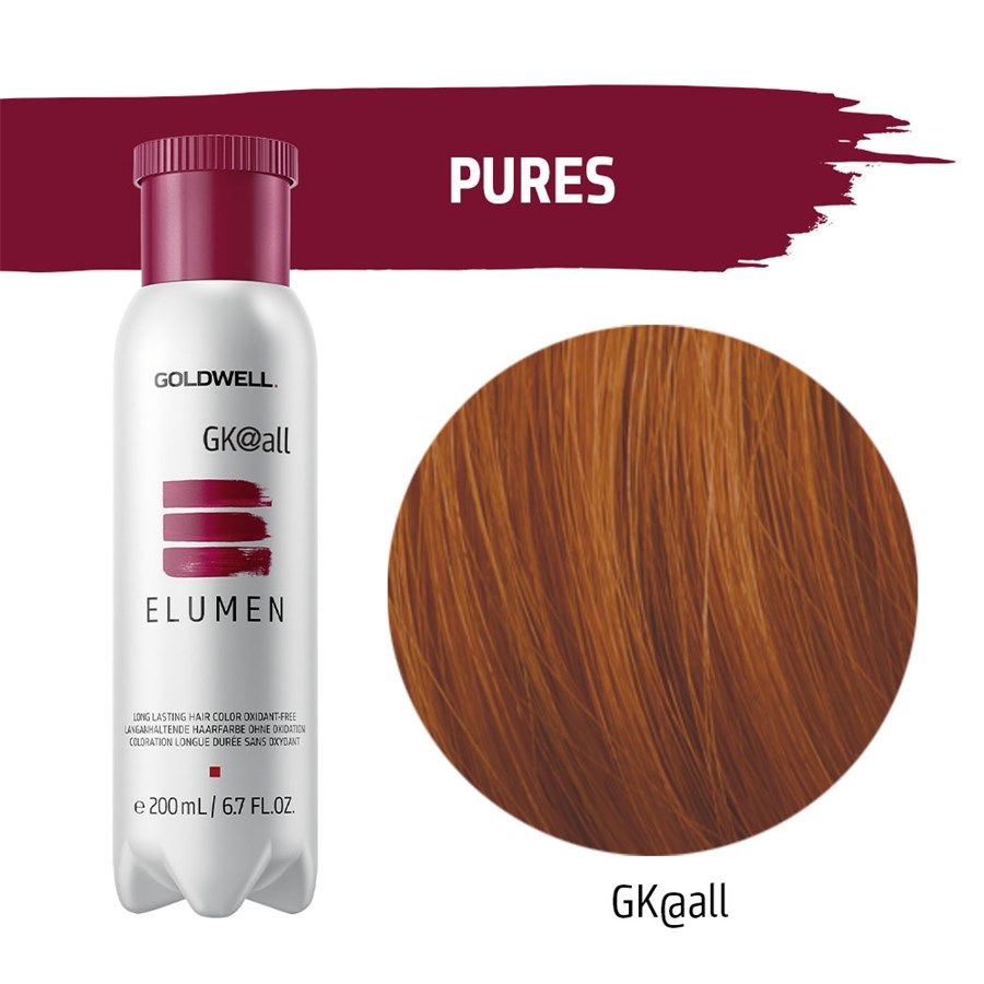 Краска для волос long lasting hair color oxidant-free Goldwell, gelb kupfer gk@all, объем 200 мл — фото 2
