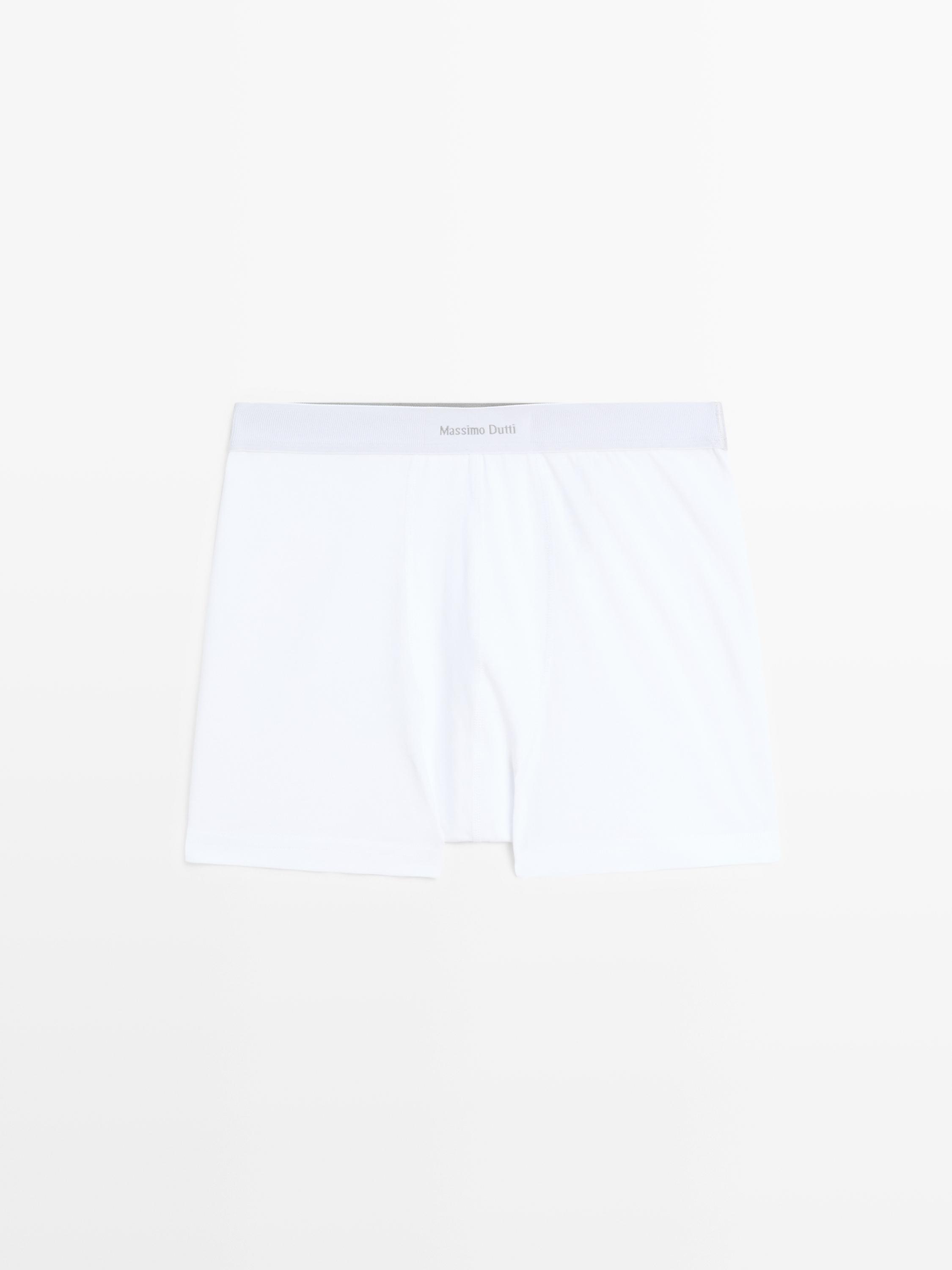 

Боксеры с логотипом на поясе Massimo Dutti, белый