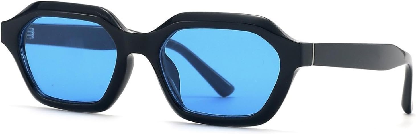 

Солнцезащитные очки с защитой от УФ-излучения UV400 | Большая оправа в стиле панк | Для женщин и мужчин | Для занятий спортом на открытом воздухе и вождения DSVIGF, Black Blue