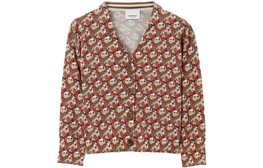 

Футболка для девочек красно-оранжевая детская Burberry