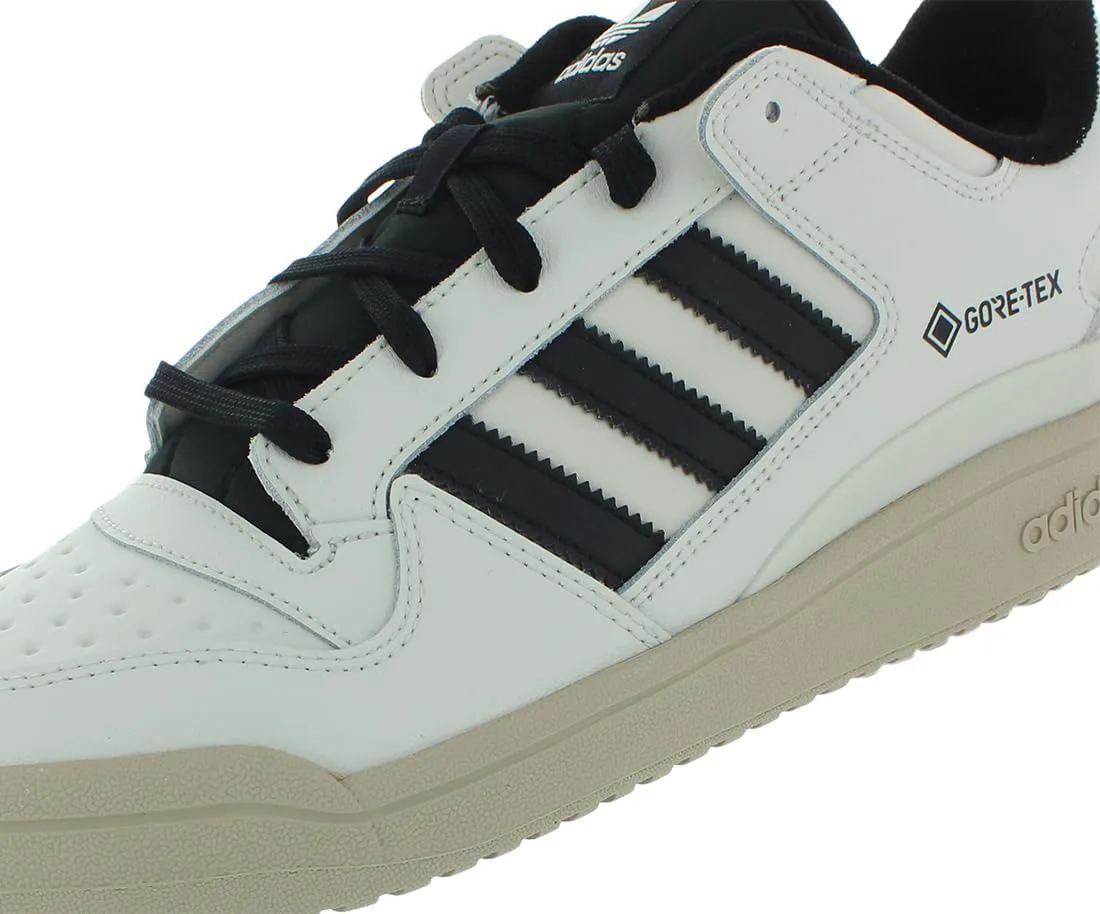 Мужские кроссовки Adidas Forum Low, серый/черный/бежевый/белый — фото 3