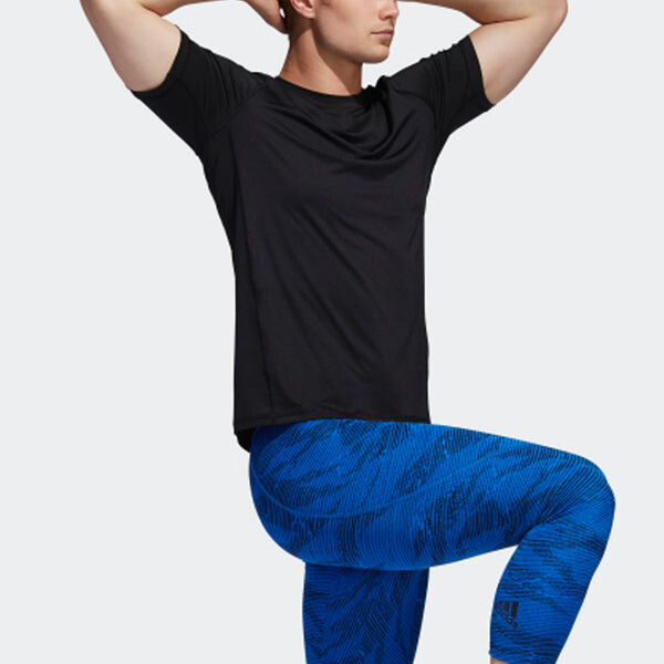 Футболка applique short-sleev etee men black Adidas, черный — фото 3
