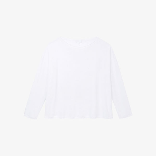

Топ The White Company с драпировкой, белый
