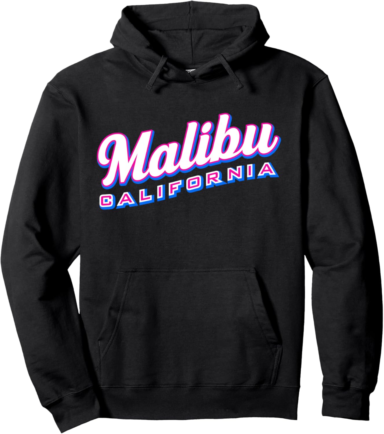 

Худи Malibu CA California Souvenirs & Gifts By Dv8Stees, черный