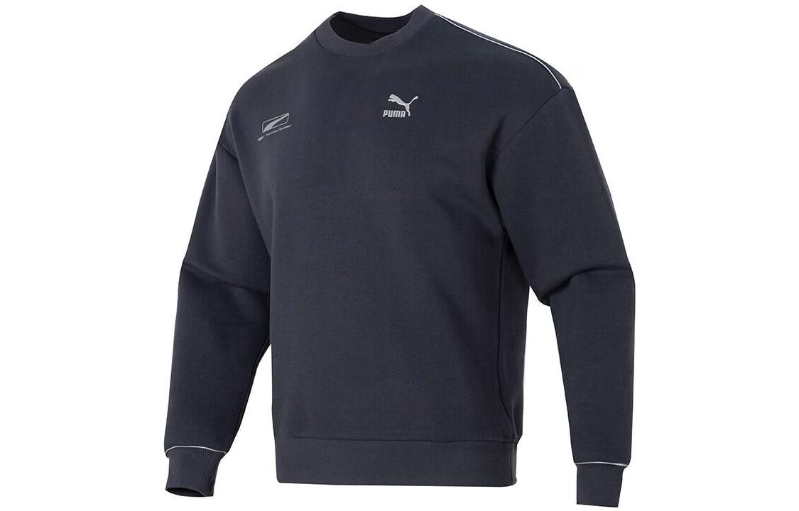 

Толстовка унисекс темно-синяя Puma, темно-синий